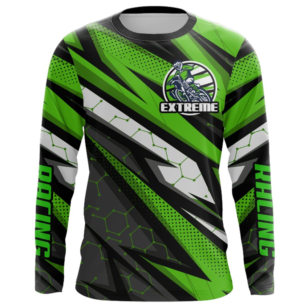 Amazon.com: PIONAMZIOZ Custom Logo Motocross Jersey Kid Men